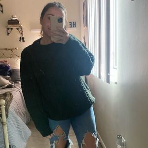 Aran Craft 100% wool knit sweater